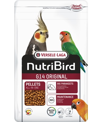 NutriBird G14 Original - Alimento de manutenção para grandes periquitos - Versele-Laga